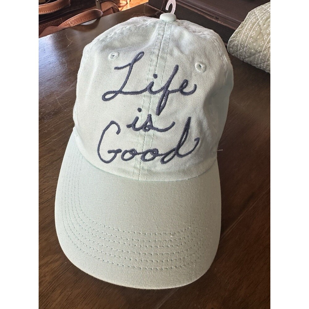 Life is Good A Chill Cap Big Script Bermuda Blue One Size 55667